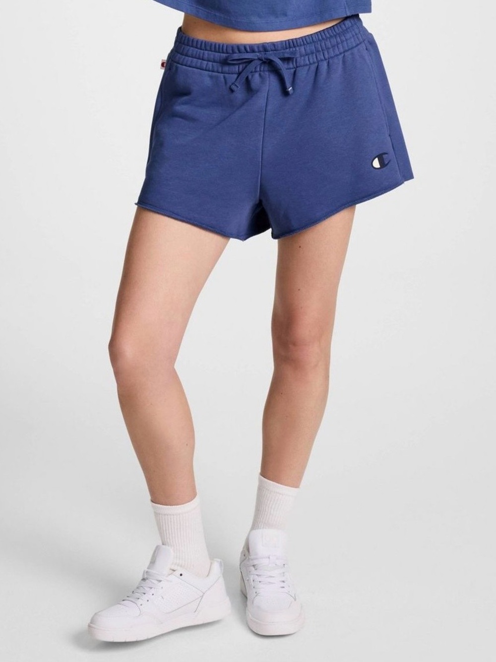 NWT Champion Women’s Blue Drawstring Pull-On Shorts - Sz XL - Picture 2 of 8